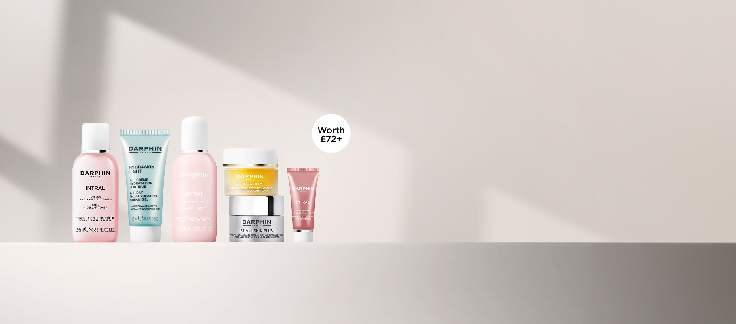 Image of 6 piece mini samples set free when you spend £95+